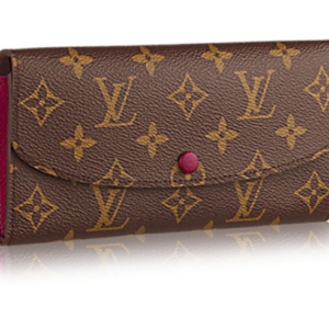 旧型 モノグラム ポルトフォイユ・エミリー M60697 ルイヴィトン フューシャ 長財布 LOUIS VUITTON LV